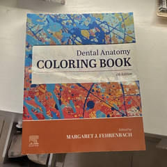 Elsevier Dental Anatomy Coloring Book 4th Ed PB Margaret J. Fehrenbach 2021