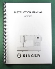 Singer HD6620C Instruction Manual: 36 Pages & Protective Covers!