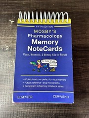 Mosby’s Pharmacology Memory NoteCards: Visual, Mnemonic, and Memory Aids