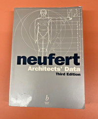 Architects’ Data by Ernst and Peter Neufert, 3rd edition