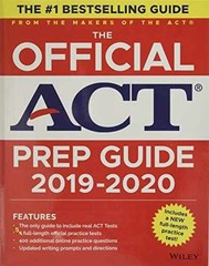 The Official ACT Prep Guide 2019-2020, (Book + – Paperback, by ACT – Very Good m