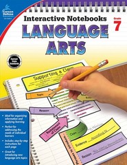Carson Dellosa 7th Grade Language Arts Interactive Notebooks, Personalized W…