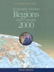 Geography: Realms, Regions, and Concepts, 9th Edition, De Blij, Good Book