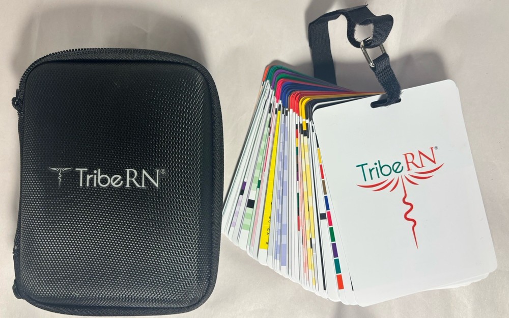 Tribe RN Pocket Guru Nursing Student Reference Set 106 Cards
