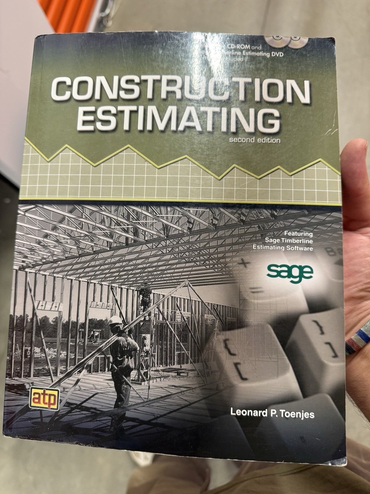 Construction Estimating by Toenjes (2012, Trade Paperback)