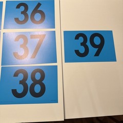 Abeka K5/K4 Number Flash Cards Homeschool Math Cards Used Complete