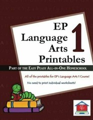 EP Language Arts 1 Printables by Rutherford, Tina|Giles, Lee (Paperback)