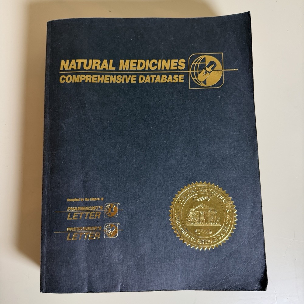 Natural Medicine Comprehensive Database Book Dietary Supplements Herbal Medicine