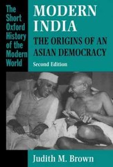 Modern India: The Origins of an Asian – Paperback, by Brown Judith M. – Good
