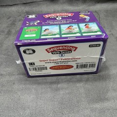 Super Duper Sequencing Regular & Irregular Verb Tenses Set 2 #CRD-82 Flash Cards