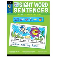 Creative Teaching Press Cut & Paste Sight Word Sentences
