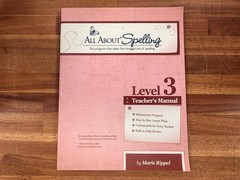 All About Spelling Level 3 Teacher’s Manual (Non-Color)