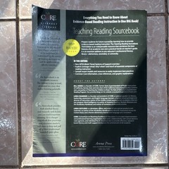 Teaching Reading Sourcebook Third Edition Honig Diamond CORE Library Paperback