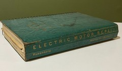 Vintage 1946 Electric Motor Repair Robert Rosenberg 1st Edition Murray Hill Book