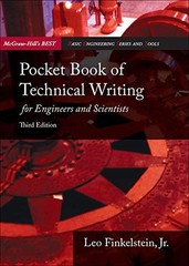 TECHNICAL WRITING FOR ENGINEERS & SCIENTISTS By Leo Finkelstein *Mint Condition*