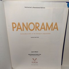 Panorama by Philip R. Donley and Jose A. Blanco (2008, 3rd Ed, Instructors Ed