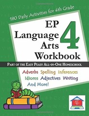 EP LANGUAGE ARTS 4 WORKBOOK By Tina Rutherford