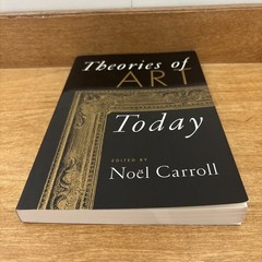 Theories of Art Today by Noel Carroll (2000, Trade Paperback) 1st Ed Review Copy