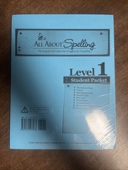 ALL ABOUT SPELLING LEVEL 1 STUDENT PACKET **BRAND NEW**