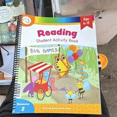 Reading Student Activity Book Semester 2 Age 6-8 Ring/Wire Bound Illustrated