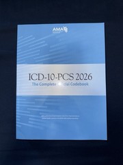 ICD-10-PCS 2026 the Complete Official Codebook by American Medical Association