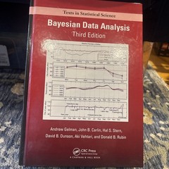 Bayesian Data Analysis 2014 3rd Edition Hardback Like New V1