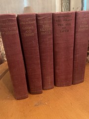 The Story of Civilization, FIRST EDITION 5 Volume Set by Will Durant 1930’s-50’s