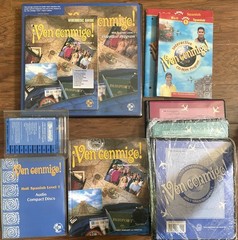 Holt Spanish Level One “Ven Conmigo” VIDEODISC Program Kit COMPLETE Like New TX