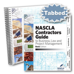 Professionally Tabbed NASCLA Basic 14th Edition Spiralbound Contractors Guide