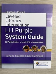 Fountas & Pinnell LLI Purple System Box 1 Teacher Materials Spiral Bound Set
