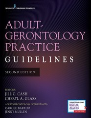 Adult-Gerontology Practice Guidelines by Jill C. Cash (English) Paperback Book