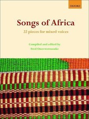 Songs of Africa: 22 pieces for – Sheet music, by Fred Onovwerosuoke – Very Good