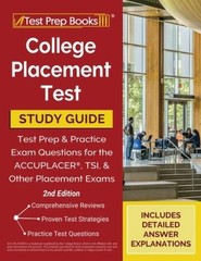 College Placement Test Study Guide: Test Prep and Practice Exam Ques – VERY GOOD