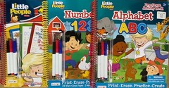 Lot of 3 – NEW Fisher Price Dry-Erase Activity Books Kids Education Children