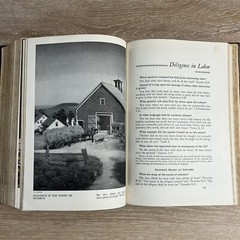 Vintage 1949 Bible Readings For The Home: 200 Scripture Topics w/Q&A MARBLE Edge
