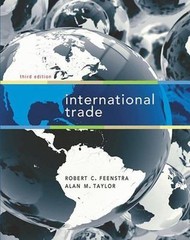 International Trade by Robert C. Feenstra; Alan M. Taylor