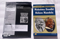 Benchmark Education Biography Set – Mahatma Gandhi & Nelson Mandela – 4 Student