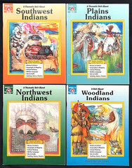 3rd – 6th Grades – AMERICAN INDIANS THEMATIC UNITS (Teacher Editions) (4 books)
