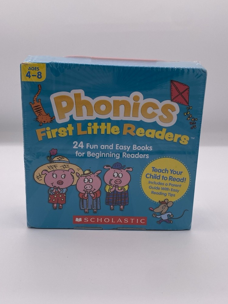 Scholastic Phonics First Little Readers 24 Book Set Ages 4-8 Homeschool NEW