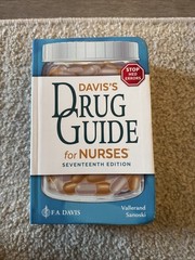 Davis’s Drug Guide for Nurses by April Hazard Vallerand and Cynthia A….