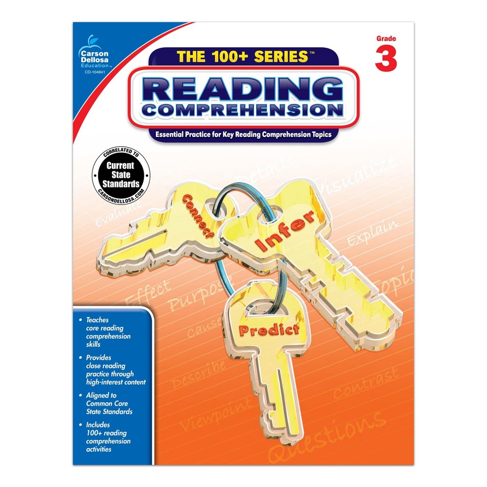 Carson Dellosa Reading Comprehension, Grade 3 Workbook (Volume 16) (The 100+…