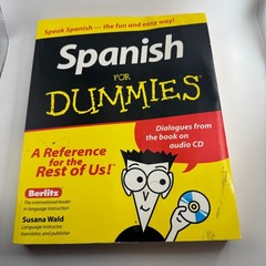 Spanish For Dummies Paperback By Susana Wald Berlitz Language Learning Guide