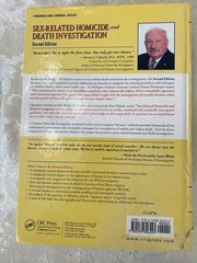 SEX-RELATED HOMICIDE & DEATH INVESTIGATION Vernon Geberth 2nd Ed. 2010 HC Signed