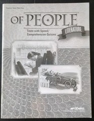 Abeka of People Teacher Quiz Test Key current fifth edition homeschool