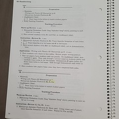 Abeka K5 Manuscript Writing Curriculum Lesson Plans Fifth Edition