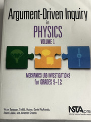 Argument-Driven Inquiry in Physics Volume 1 – NSTA press – unused condition