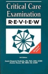 Critical Care Examination Review Revised – paperback, Vonfrolio, 9780962724695