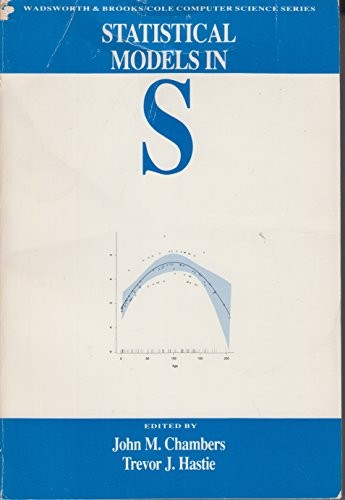 STATISTICAL MODELS IN S By John M. Chambers & Trevor J. Hastie *Mint Condition*
