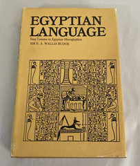 Egyptian Language: Easy Lessons in Egyptian Hieroglyphics by Budge, 1971