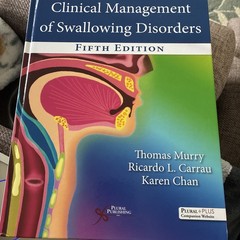 Clinical Management of Swallowing – Hardcover, by Murry Thomas; Carrau – New